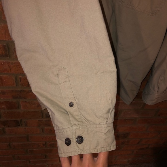 Berkley & Jensen Button-Down Jacket/Coat (Beige, XXL) - Picture 4 of 13